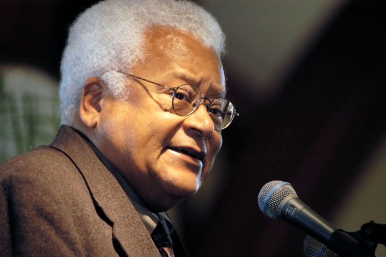 LONG BEACH, CA - JANUARY 29: 1/29/06 - Rev. James Lawson speaks during the South Coast Interfaith Council's "A Season for Nonviolence" at Unitarian Universalist Church on Sunday, January 29, 2006. (Photo by Jeff Gritchen/Digital First Media/Orange County Register via Getty Images)